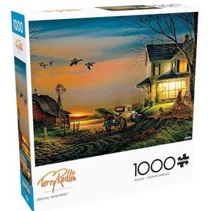 Terry Redlin Special Memories 1000-Piece Puzzle - Vibrant Sunset Scene